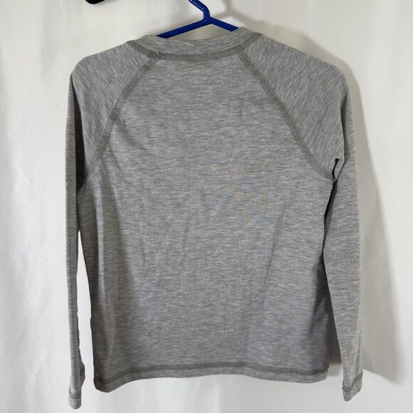 REI Infants Shirt Unisex 4T Heathered Grey Long Sleeve Crew Neck Soft - Picture 6 of 6